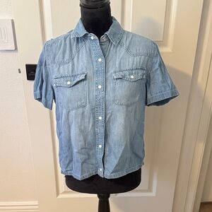 Blue Denim Shirt Lola River Xs